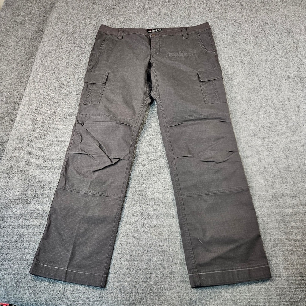 LAPG Womens Stretch Ops Tactical Pants Charcoal Grey Ripstop Cargo PT-WS2001 18L